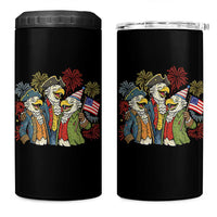 Funny Founding Fathers Eagle 4 in 1 Can Cooler Tumbler 250th Anniversary America Patriotic Gift