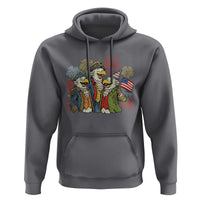 Funny Founding Fathers Eagle Hoodie 250th Anniversary America Patriotic Gift