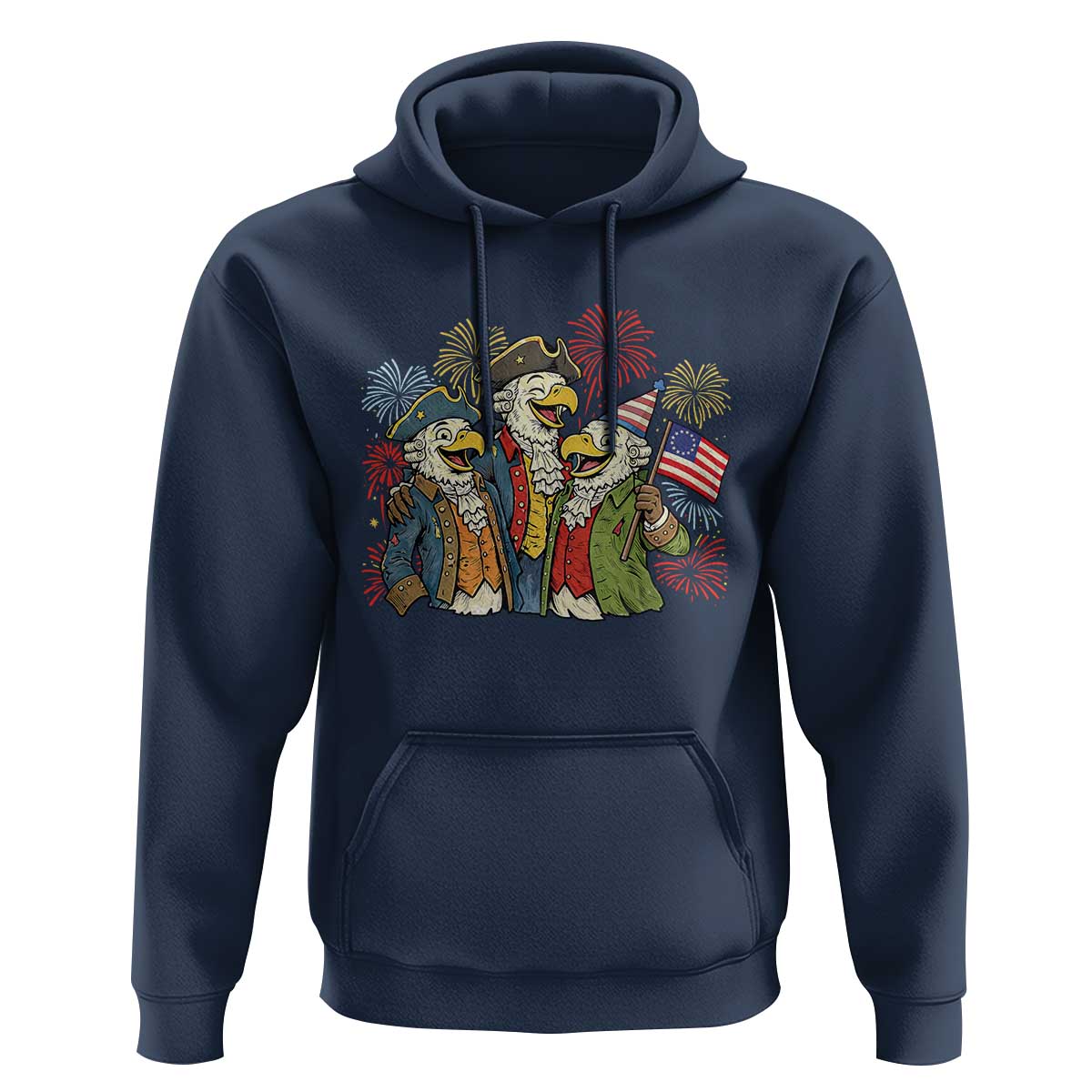 Funny Founding Fathers Eagle Hoodie 250th Anniversary America Patriotic Gift