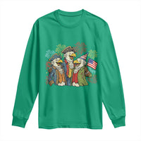 Funny Founding Fathers Eagle Long Sleeve Shirt 250th Anniversary America Patriotic Gift