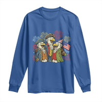 Funny Founding Fathers Eagle Long Sleeve Shirt 250th Anniversary America Patriotic Gift