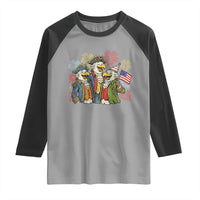 Funny Founding Fathers Eagle Raglan Shirt 250th Anniversary America Patriotic Gift