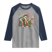 Funny Founding Fathers Eagle Raglan Shirt 250th Anniversary America Patriotic Gift