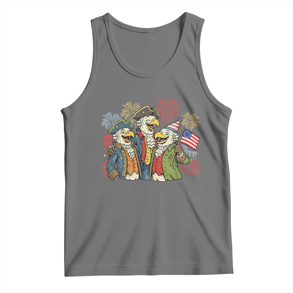 Funny Founding Fathers Eagle Tank Top 250th Anniversary America Patriotic Gift
