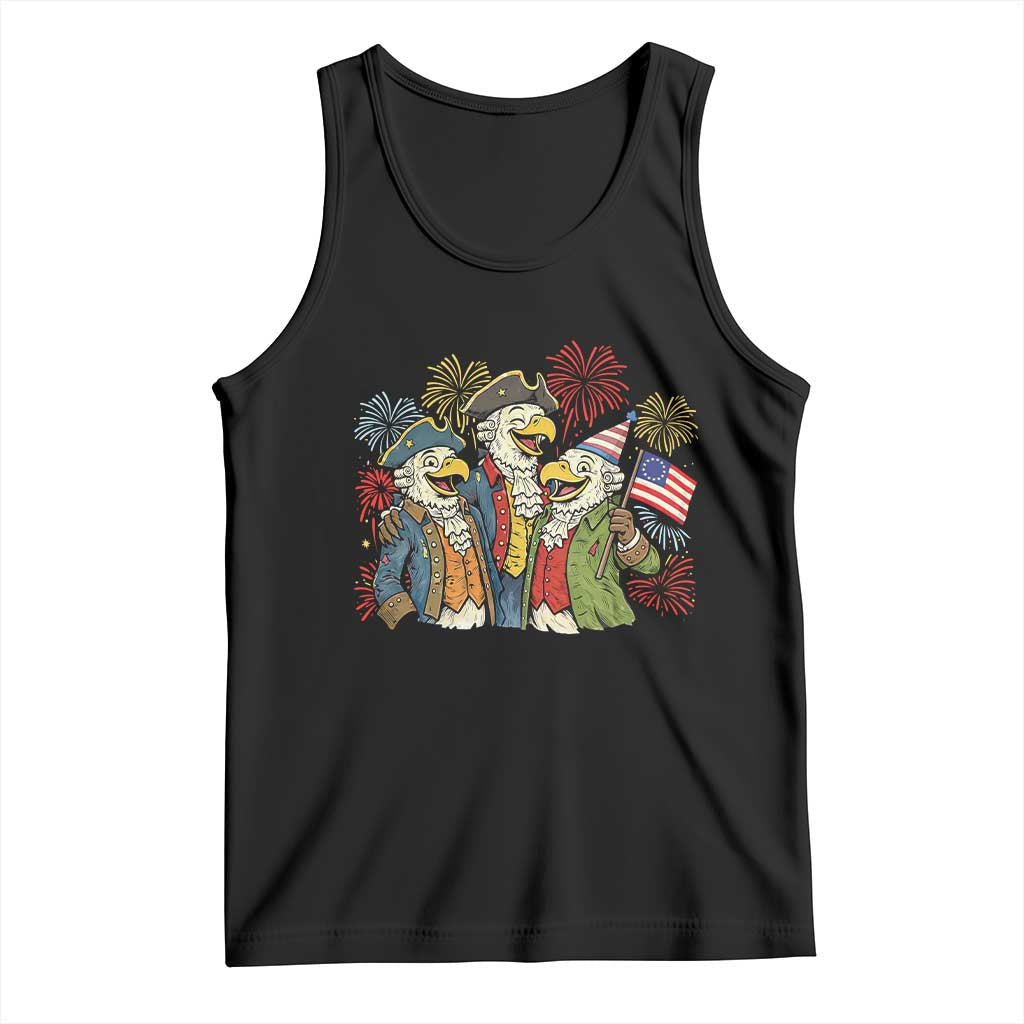 Funny Founding Fathers Eagle Tank Top 250th Anniversary America Patriotic Gift