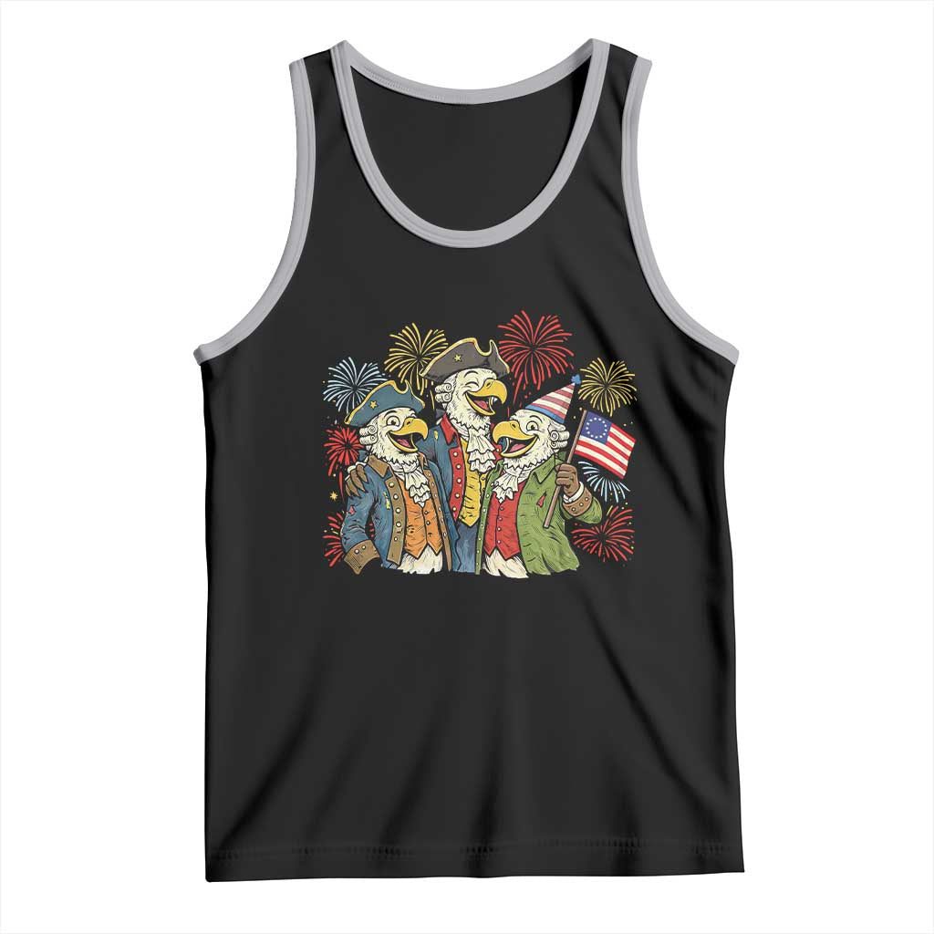 Funny Founding Fathers Eagle Tank Top 250th Anniversary America Patriotic Gift