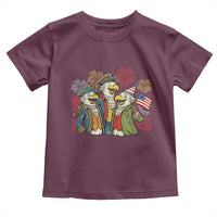 Funny Founding Fathers Eagle Toddler T Shirt 250th Anniversary America Patriotic Gift