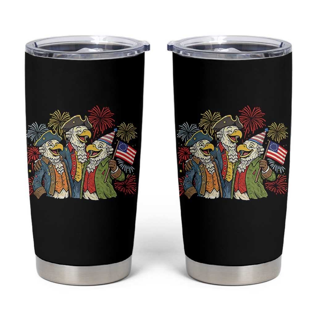 Funny Founding Fathers Eagle Tumbler Cup 250th Anniversary America Patriotic Gift