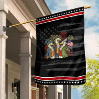 Funny Founding Fathers Eagle Garden Flag 250th Anniversary America Patriotic Gift