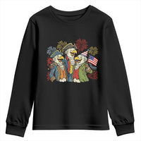 Funny Founding Fathers Eagle Youth Sweatshirt 250th Anniversary America Patriotic Gift
