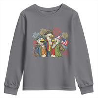 Funny Founding Fathers Eagle Youth Sweatshirt 250th Anniversary America Patriotic Gift