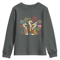 Funny Founding Fathers Eagle Youth Sweatshirt 250th Anniversary America Patriotic Gift