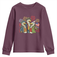Funny Founding Fathers Eagle Youth Sweatshirt 250th Anniversary America Patriotic Gift