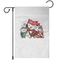 Cute Patriotic Eagle 250 Years Of Freedom Garden Flag American Pride Gift
