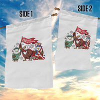 Cute Patriotic Eagle 250 Years Of Freedom Garden Flag American Pride Gift