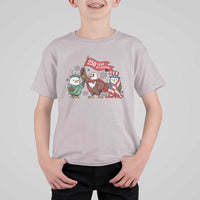 Cute Patriotic Eagle 250 Years Of Freedom T Shirt For Kid American Pride Gift