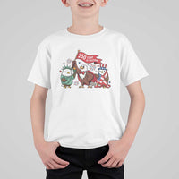 Cute Patriotic Eagle 250 Years Of Freedom T Shirt For Kid American Pride Gift