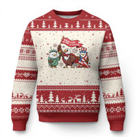 Cute Patriotic Eagle 250 Years Of Freedom Ugly Christmas Sweater American Pride Gift