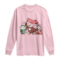 Cute Patriotic Eagle 250 Years Of Freedom Long Sleeve Shirt American Pride Gift