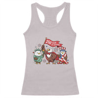 Cute Patriotic Eagle 250 Years Of Freedom Racerback Tank Top American Pride Gift
