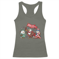 Cute Patriotic Eagle 250 Years Of Freedom Racerback Tank Top American Pride Gift