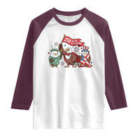 Cute Patriotic Eagle 250 Years Of Freedom Raglan Shirt American Pride Gift
