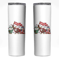 Cute Patriotic Eagle 250 Years Of Freedom Skinny Tumbler American Pride Gift