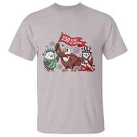 Cute Patriotic Eagle 250 Years Of Freedom T Shirt American Pride Gift