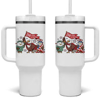 Cute Patriotic Eagle 250 Years Of Freedom Tumbler With Handle American Pride Gift