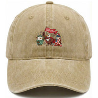 Cute Patriotic Eagle 250 Years Of Freedom Washed Cotton Baseball Cap American Pride Gift