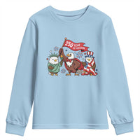 Cute Patriotic Eagle 250 Years Of Freedom Youth Sweatshirt American Pride Gift