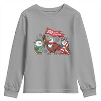 Cute Patriotic Eagle 250 Years Of Freedom Youth Sweatshirt American Pride Gift