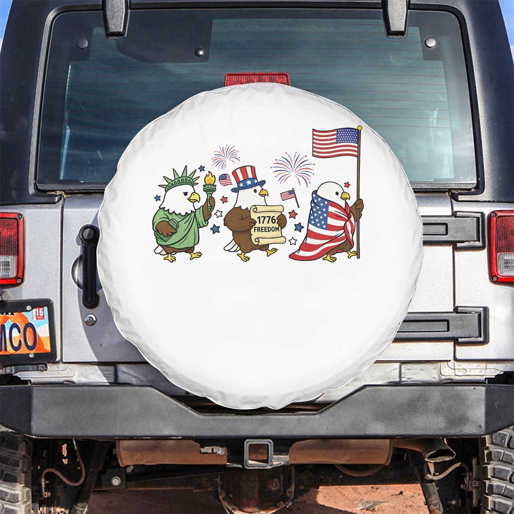 Adorable Patriotic Eagle 250 Years Of Freedom Spare Tire Cover USA Anniversary Gift