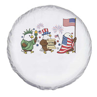 Adorable Patriotic Eagle 250 Years Of Freedom Spare Tire Cover USA Anniversary Gift