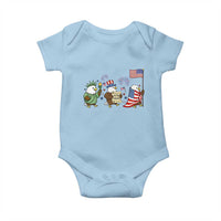 Adorable Patriotic Eagle 250 Years Of Freedom Baby Onesie USA Anniversary Gift