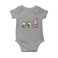 Adorable Patriotic Eagle 250 Years Of Freedom Baby Onesie USA Anniversary Gift