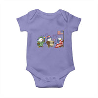 Adorable Patriotic Eagle 250 Years Of Freedom Baby Onesie USA Anniversary Gift
