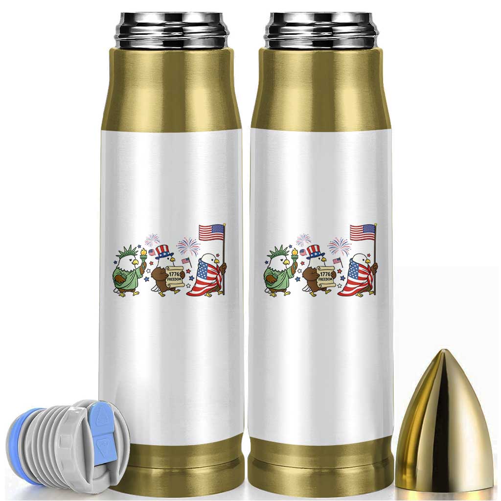 Adorable Patriotic Eagle 250 Years Of Freedom Bullet Tumbler USA Anniversary Gift
