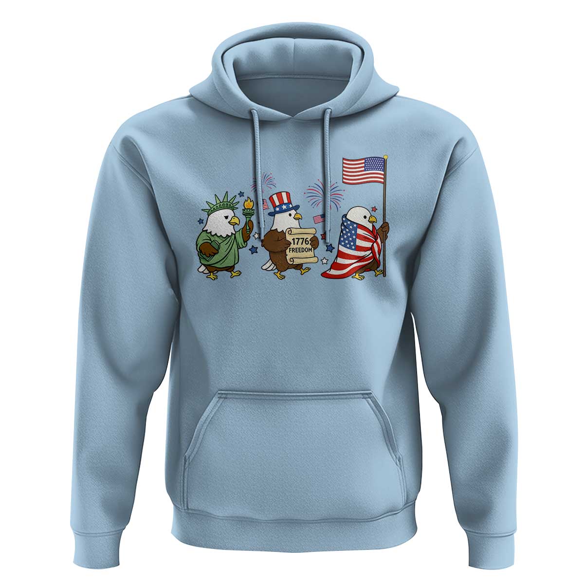 Adorable Patriotic Eagle 250 Years Of Freedom Hoodie USA Anniversary Gift