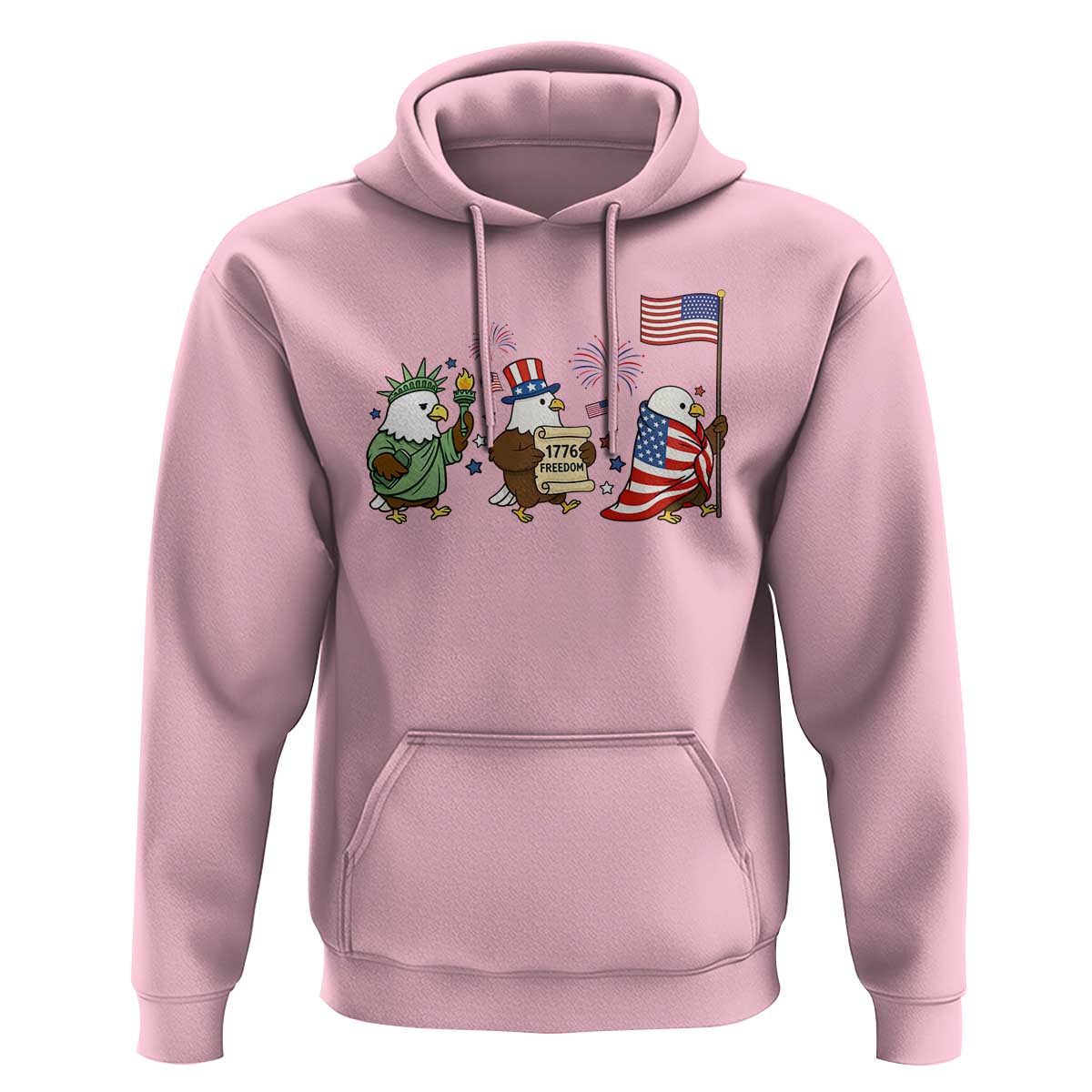 Adorable Patriotic Eagle 250 Years Of Freedom Hoodie USA Anniversary Gift