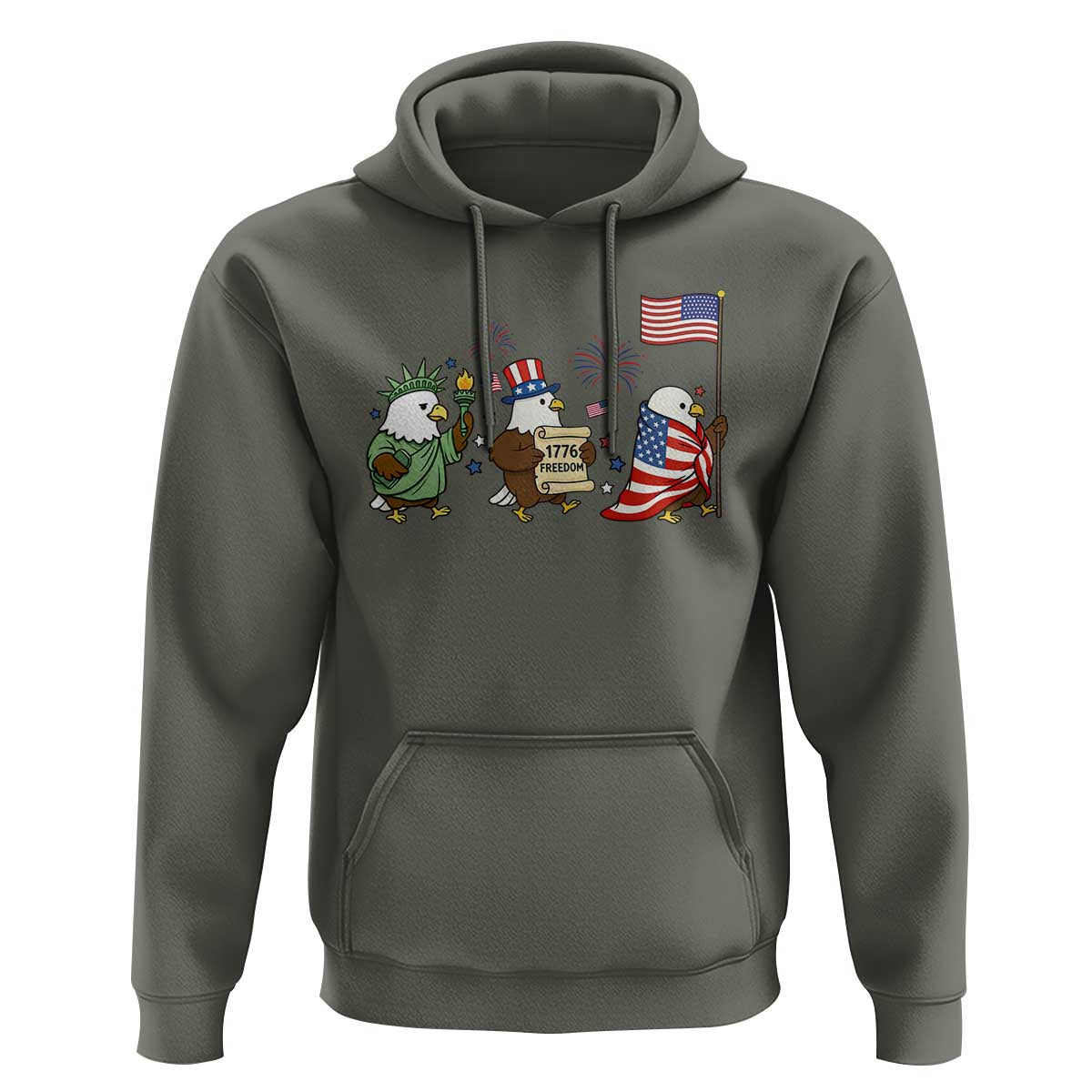 Adorable Patriotic Eagle 250 Years Of Freedom Hoodie USA Anniversary Gift