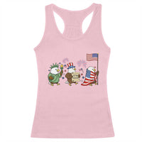 Adorable Patriotic Eagle 250 Years Of Freedom Racerback Tank Top USA Anniversary Gift