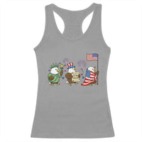 Adorable Patriotic Eagle 250 Years Of Freedom Racerback Tank Top USA Anniversary Gift