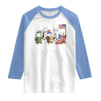 Adorable Patriotic Eagle 250 Years Of Freedom Raglan Shirt USA Anniversary Gift