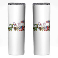 Adorable Patriotic Eagle 250 Years Of Freedom Skinny Tumbler USA Anniversary Gift