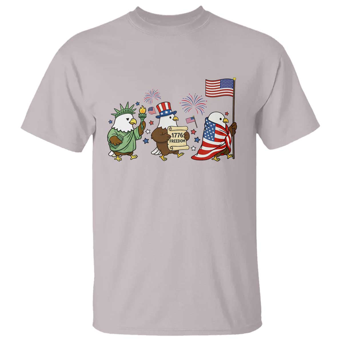 Adorable Patriotic Eagle 250 Years Of Freedom T Shirt USA Anniversary Gift