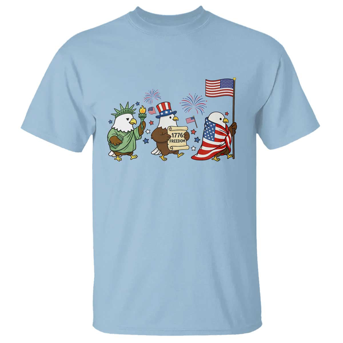 Adorable Patriotic Eagle 250 Years Of Freedom T Shirt USA Anniversary Gift