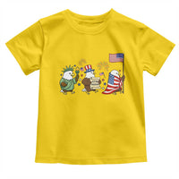 Adorable Patriotic Eagle 250 Years Of Freedom Toddler T Shirt USA Anniversary Gift