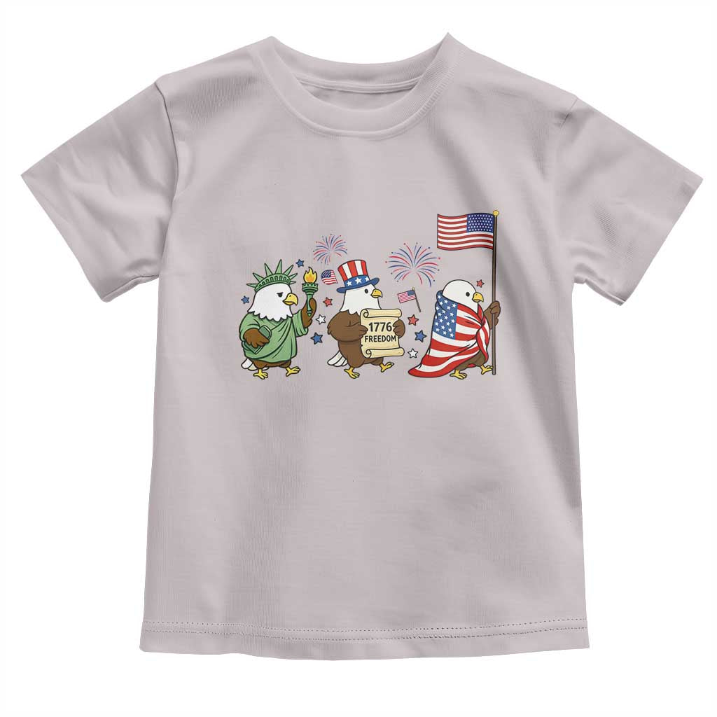 Adorable Patriotic Eagle 250 Years Of Freedom Toddler T Shirt USA Anniversary Gift