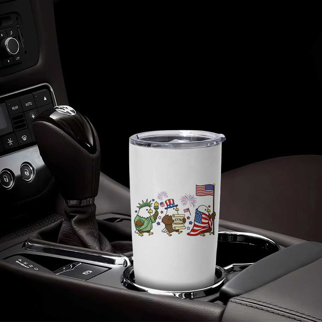 Adorable Patriotic Eagle 250 Years Of Freedom Tumbler Cup USA Anniversary Gift